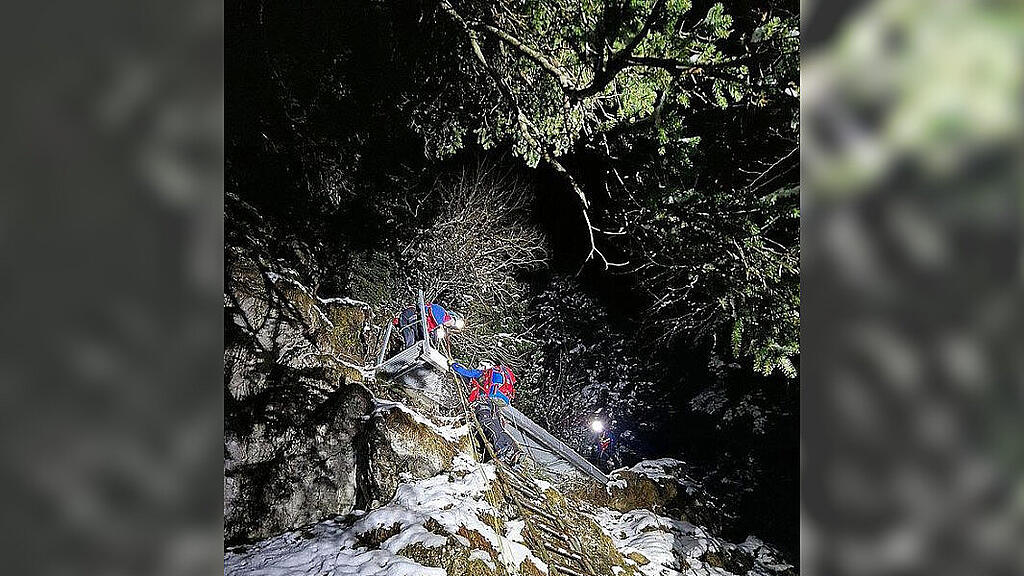 Rettungsaktion am Hochstaufen