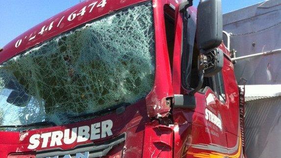 Lkw-Crash auf A1
