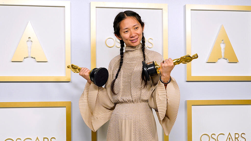 Chloe Zhao, Regisseurin von "Nomadland" bei der 93. Oscarverleihung