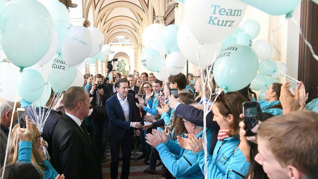Sebastian Kurz startet ins Wahlkampffinale