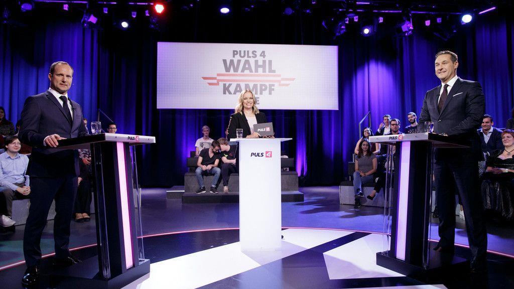 TV-Duell Puls 4 11. September