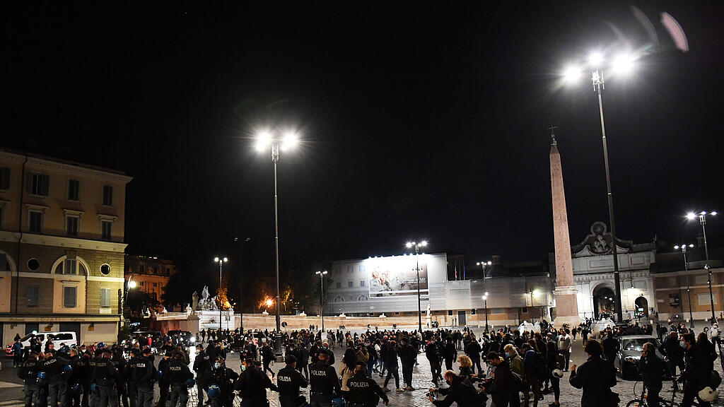 Proteste in Rom