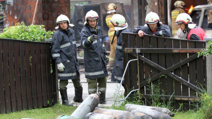 Haus in Neumarkt in Flammen II