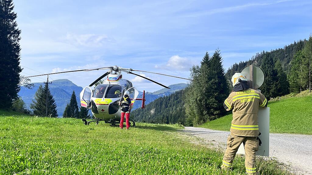 Traktorabsturz in Abtenau