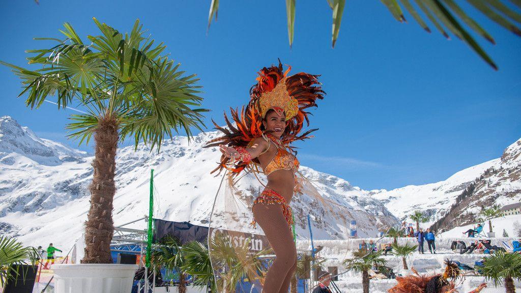 "Palmen auf den Almen" in Sportgastein