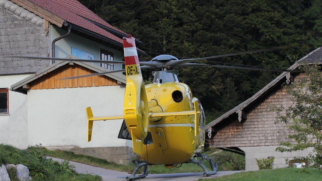 Traktorabsturz in Ebenau