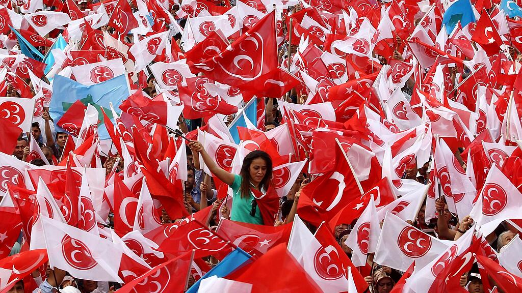 SB: Graue Wölfe, Türkei, Flagge,