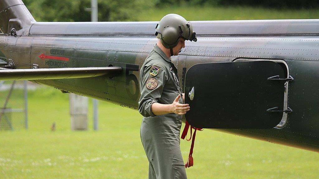 Hubschrauber im Einsatz
