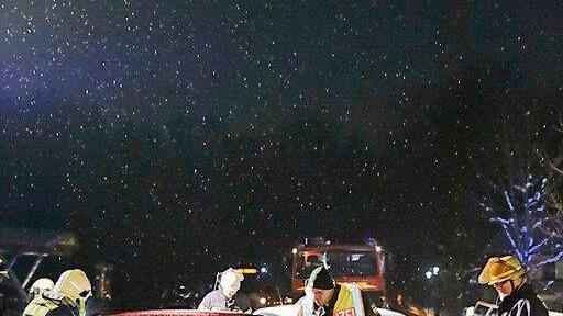 Schwerer Crash auf B306