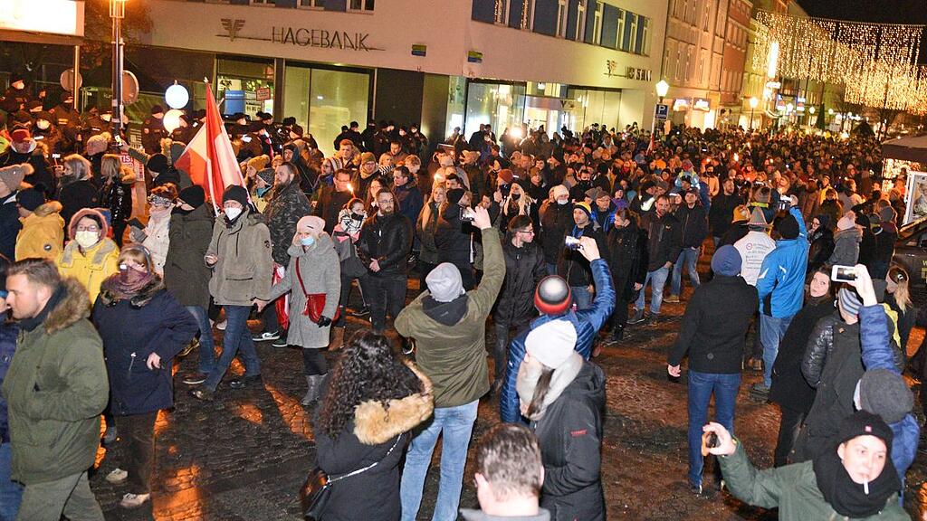 Corona-Demo Vöcklabruck