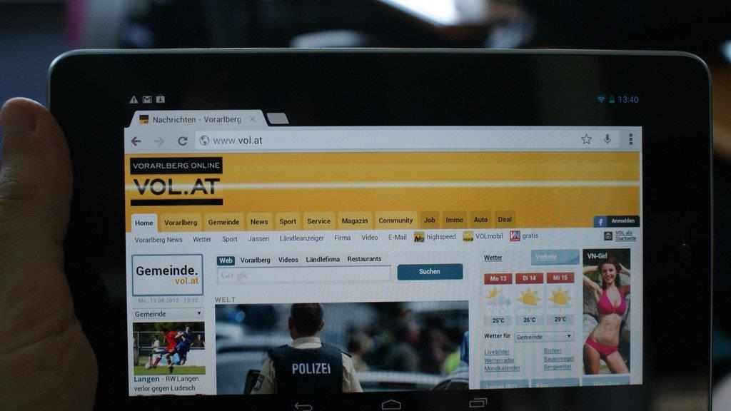 Das Nexus 7 im VOL.AT-Test