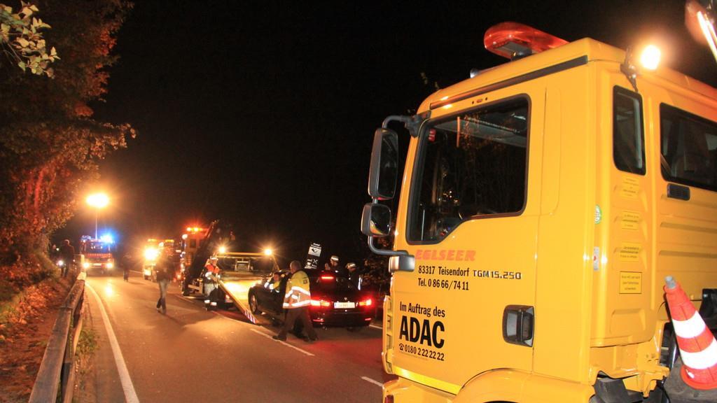 Unfall auf der B20