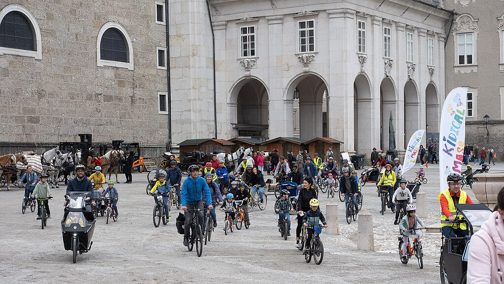 "Kidical Mass" in Salzburg