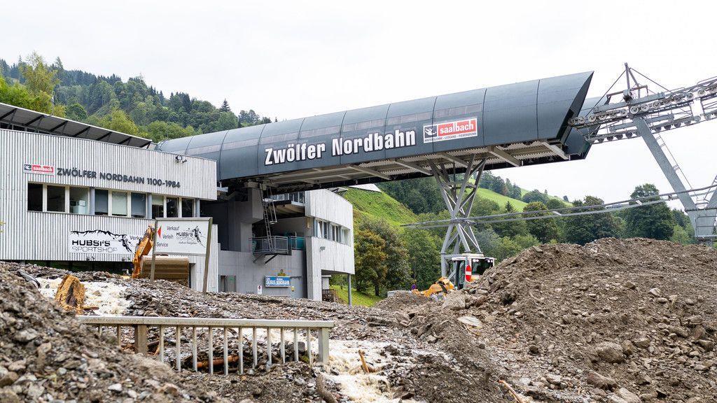 Schwere Unwetter: Aufräumarbeiten im Glemmtal I