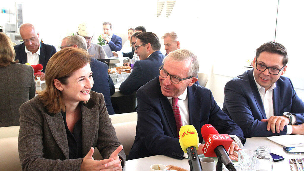 100 Tage Schwarz-Blau in Salzburg, PK Landesregierung