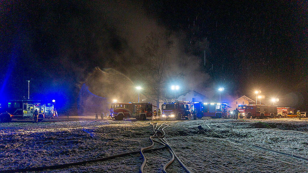 Großbrand in Annaberg-Lungötz