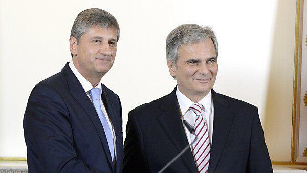 Kanzler und sein Vize im Vertrauens-Minus