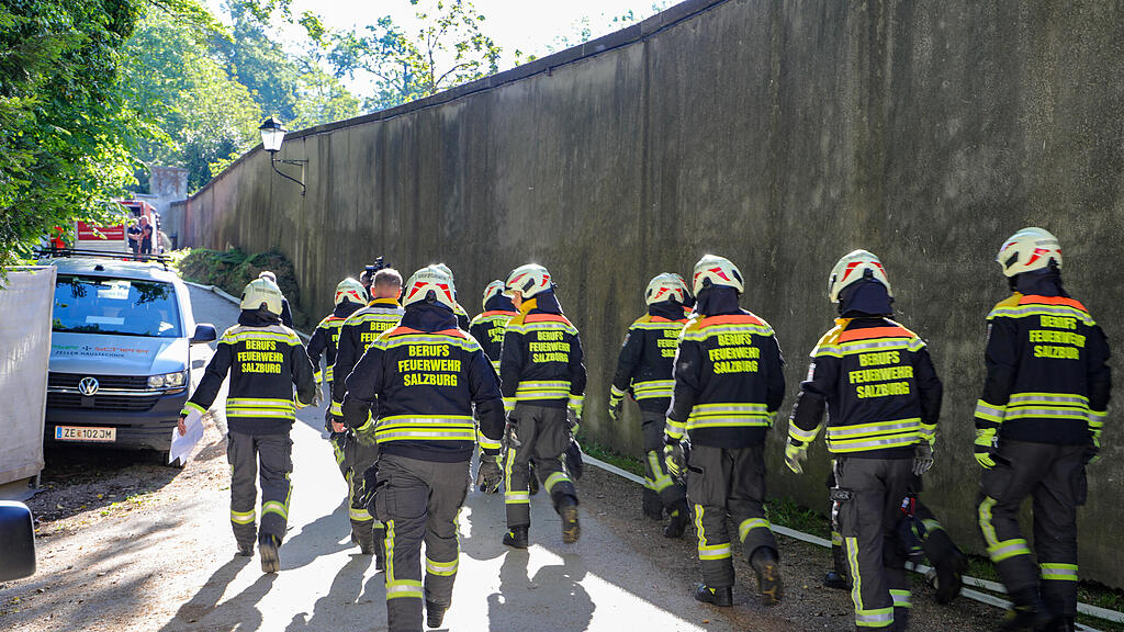 Übung Berufsfeuerwehr Kapuzinerberg