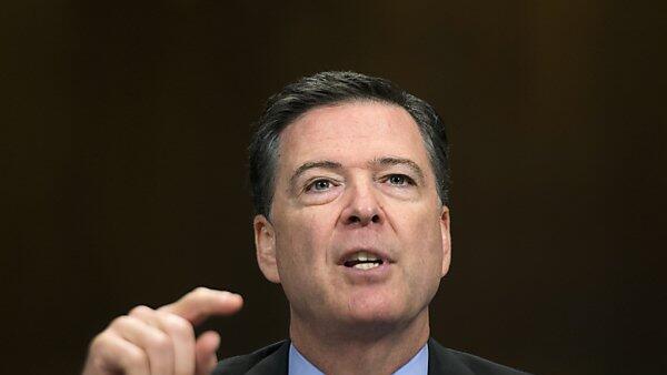 Comey wurde am 9. Mai von Präsident Trump gefeuert