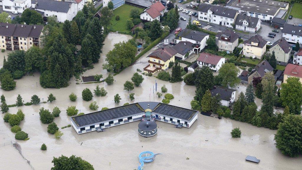 Schärding aus der Luft