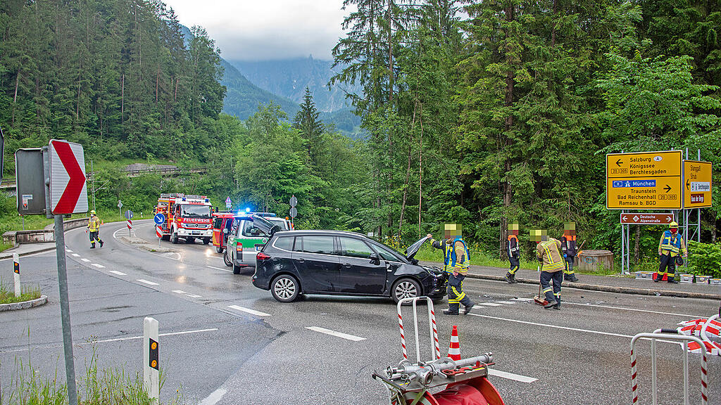 Unfall B305, Ramsauer Ache