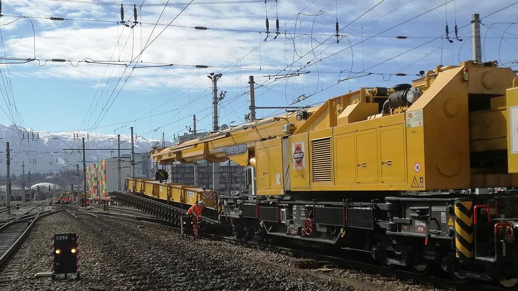 ÖBB, Hallein, Bauarbeiten
