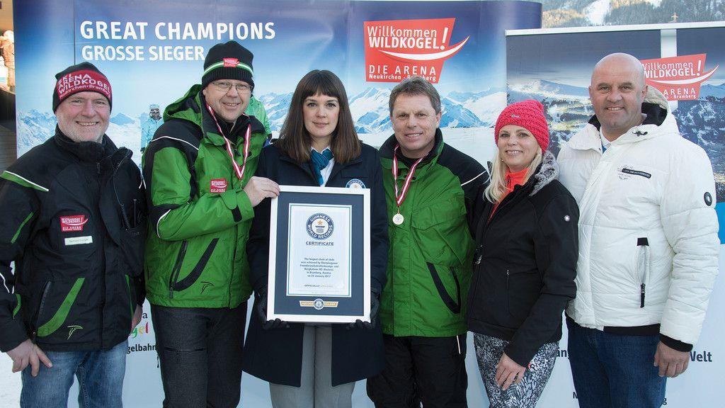 Weltrekord in der Wildkogel-Arena