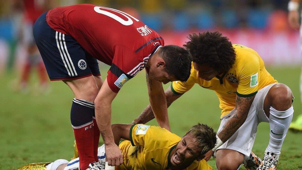 Neymar schwer verletzt