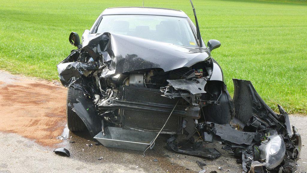 Bilder vom Unfall in Petting