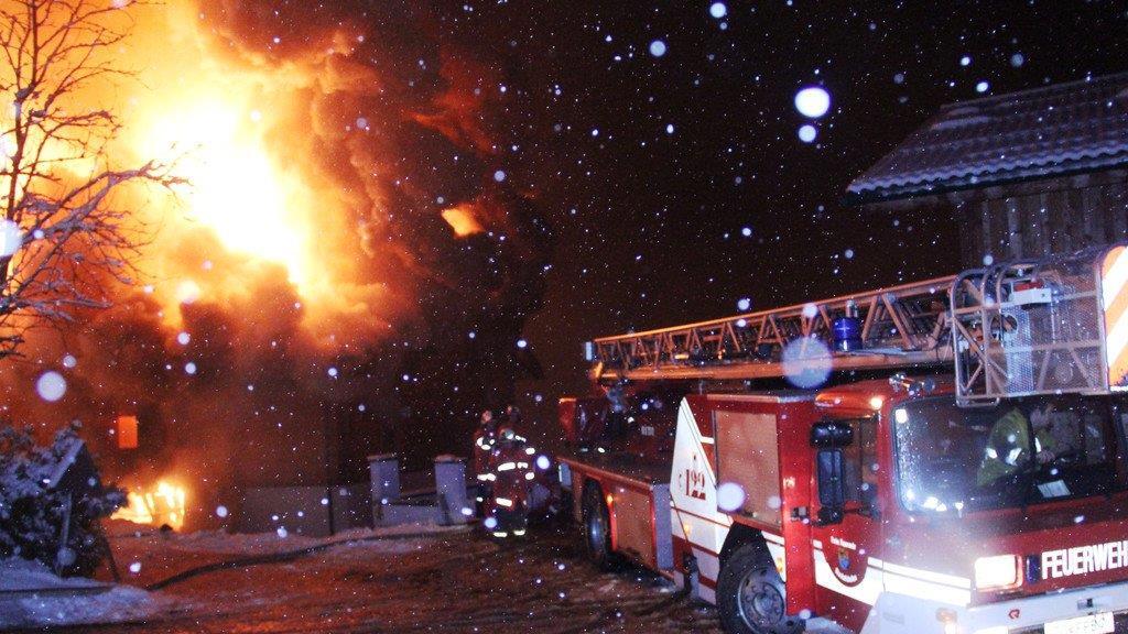 Großbrand in Mühlbach a. Hochkönig