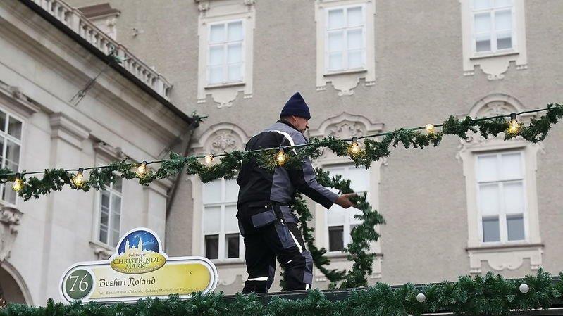 Christkindlmarkt: Die Vorbereitungen