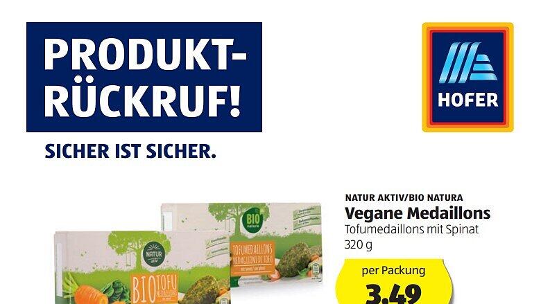 Hofer rückruf