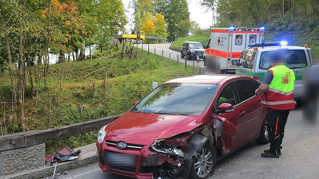 Das Berchtesgadener Rote Kreuz versorgte die Patientin.