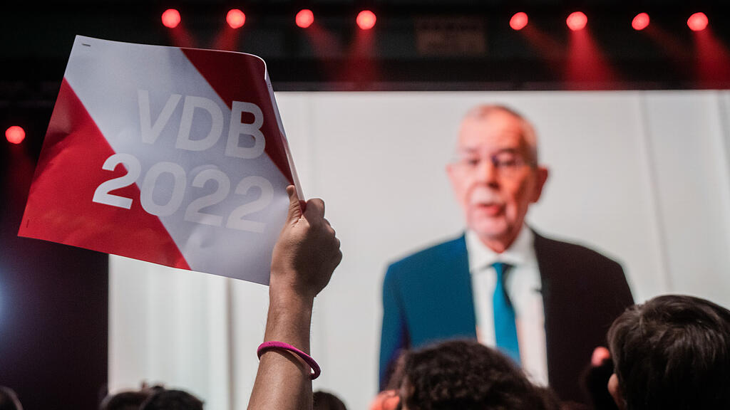 Wahlparty Alexander Van der Bellen