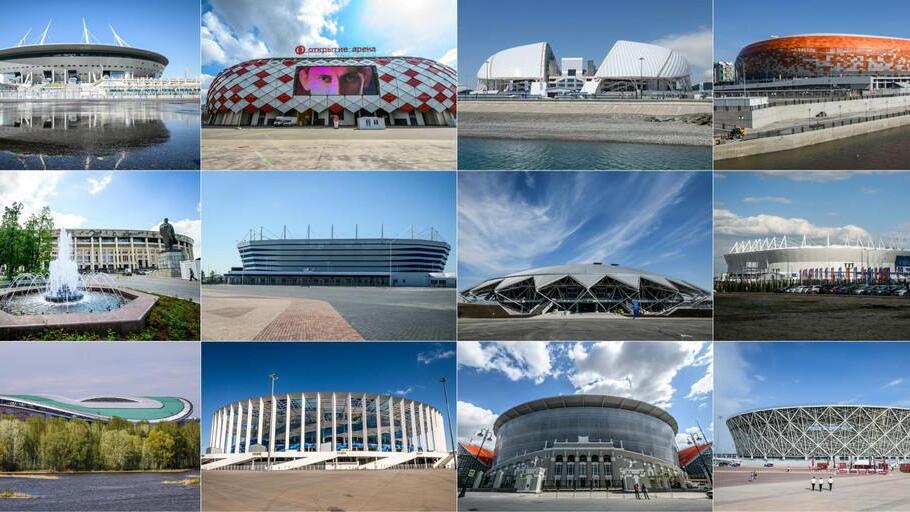 Bilder der WM-Stadien