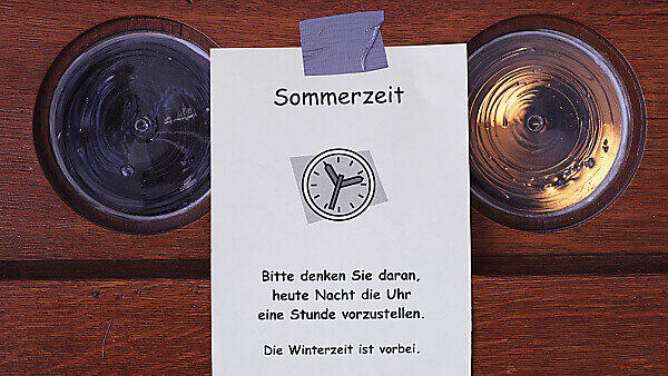 Zeitumstellung gehört bald der Vergangenheit an