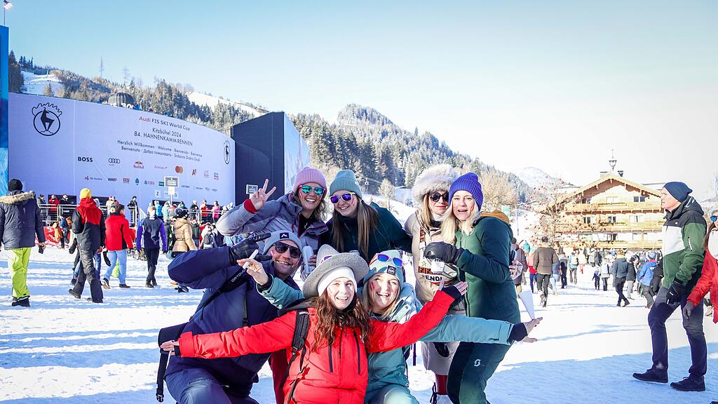 Die Stimmung beim 84. Hahnenkamm-Rennen!