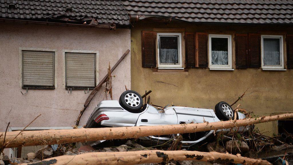 Verheerende Unwetterschäden in Deutschland