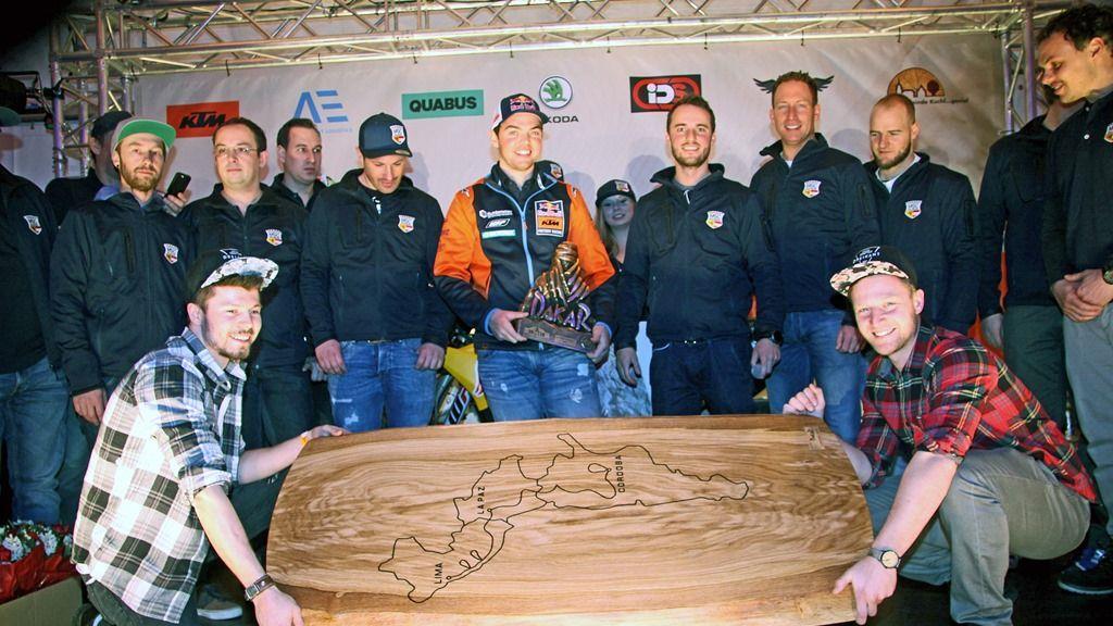 Dakar-Champion Matthias Walkner wird in Kuchl gefeiert I