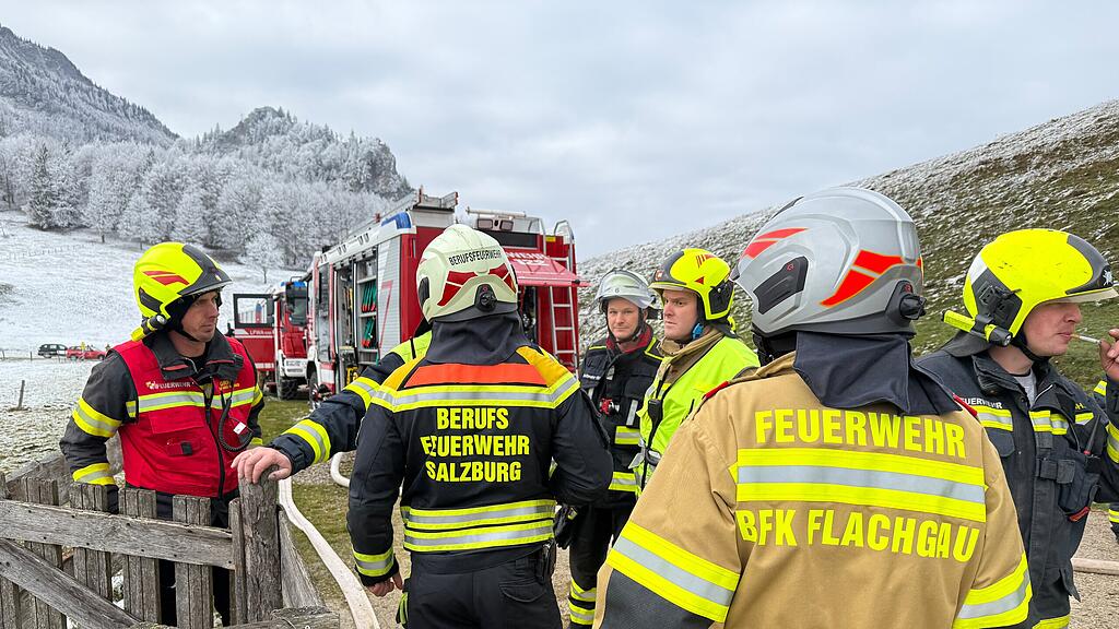 Buchbergalm in St. Gilgen abgebrannt
