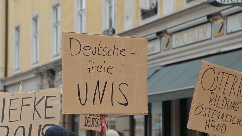 Demo in Salzburg