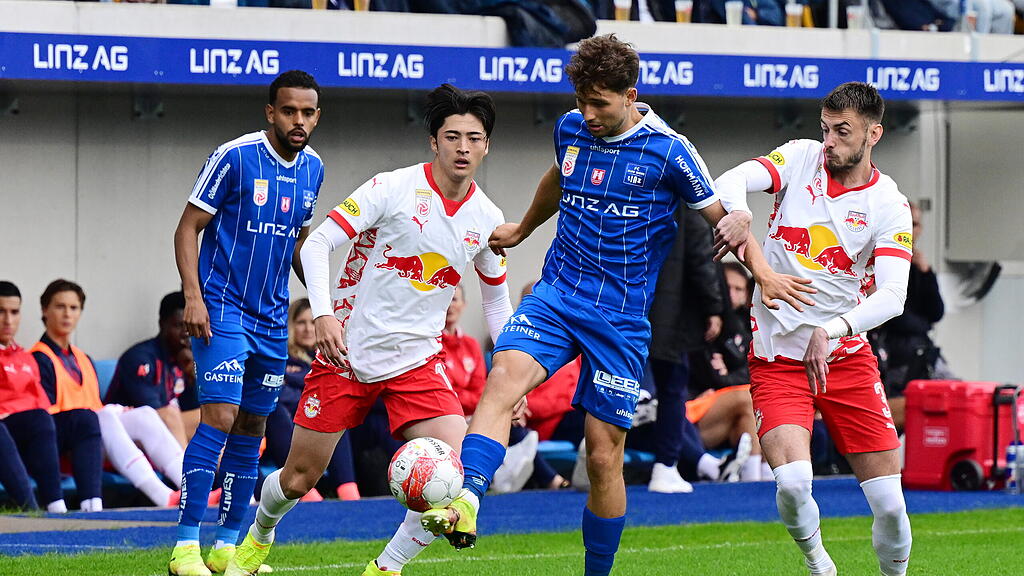 FUSSBALL: ADMIRAL BUNDESLIGA / MEISTERGRUPPE / 9. RUNDE: BLAU-WEISS LINZ - RED BULL SALZBURG