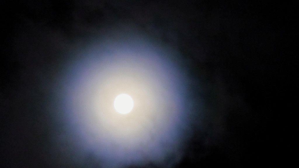 Super-Blauer-Blutmond über Salzburg