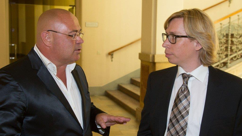 Helmut Werner vor Gericht