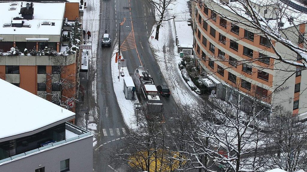 Kreisverkehr am Hildmannplatz
