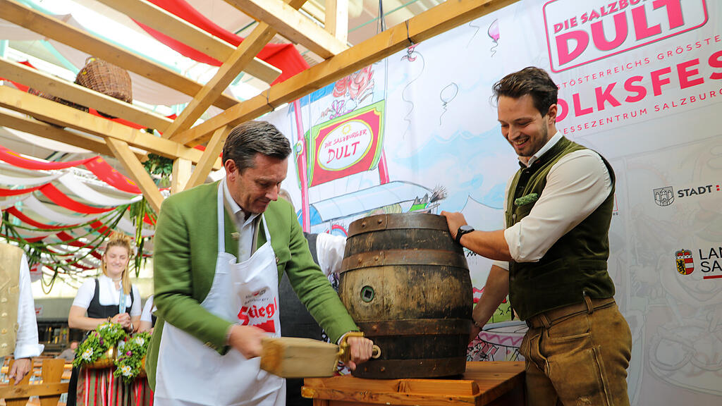 Salzburger Dult 2024: Bieranstich