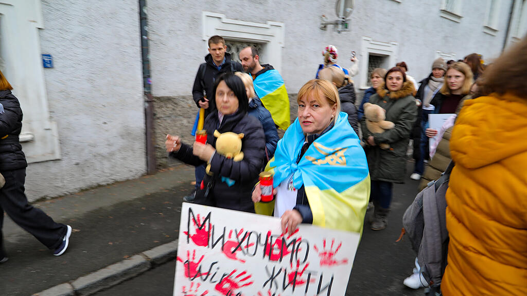solidaritätsmarsch ukraine-krieg