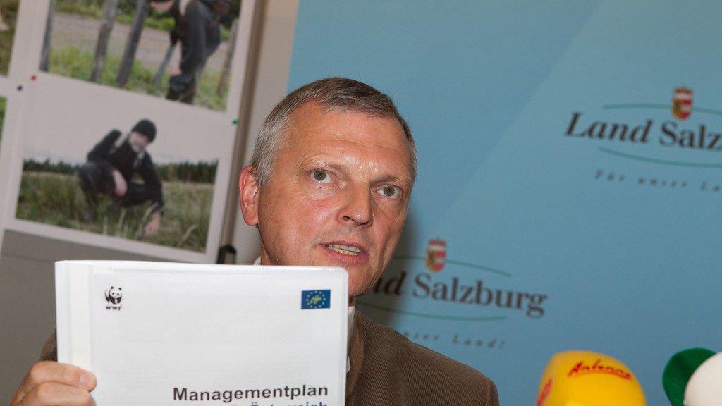 Pressekonferenz zur Bärensuche im Lungau