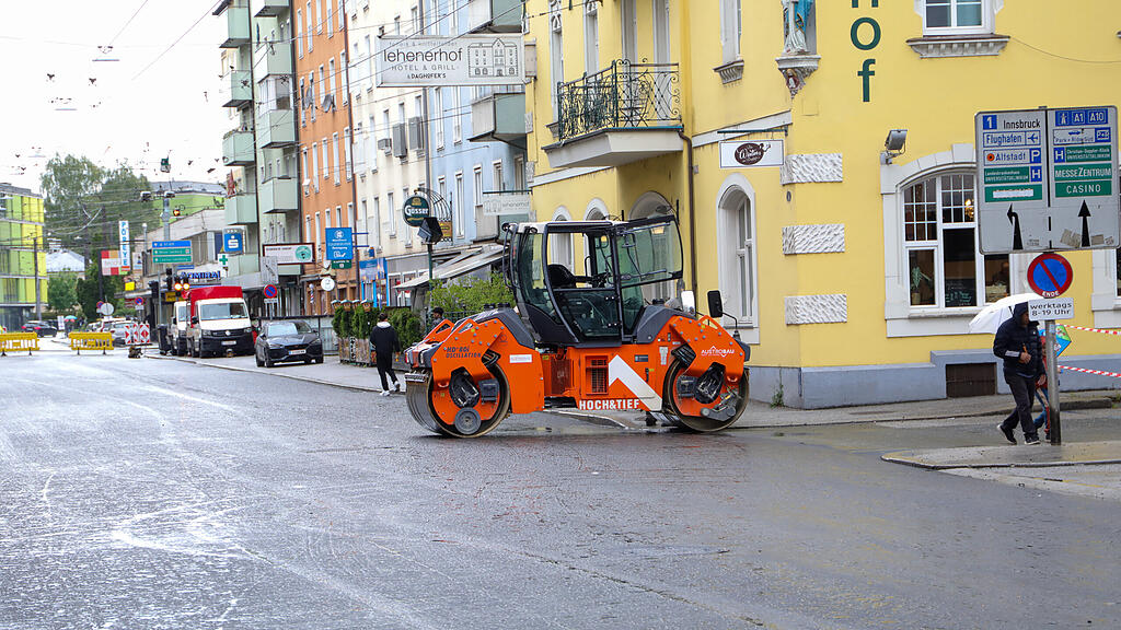 Baustelle Ignaz-Harrer-Straße