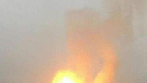 Explosion in Gasstation